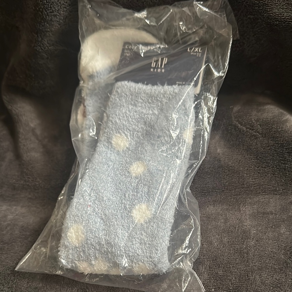 GAP Kids Blue Polka Dot Socks